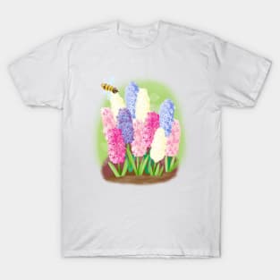 Hyacinths and bee T-Shirt